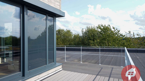 Nur noch eine Fläche verfügbar - modernes Büro mit Dachterrasse