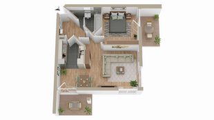 3D-Grundriss Grundriss